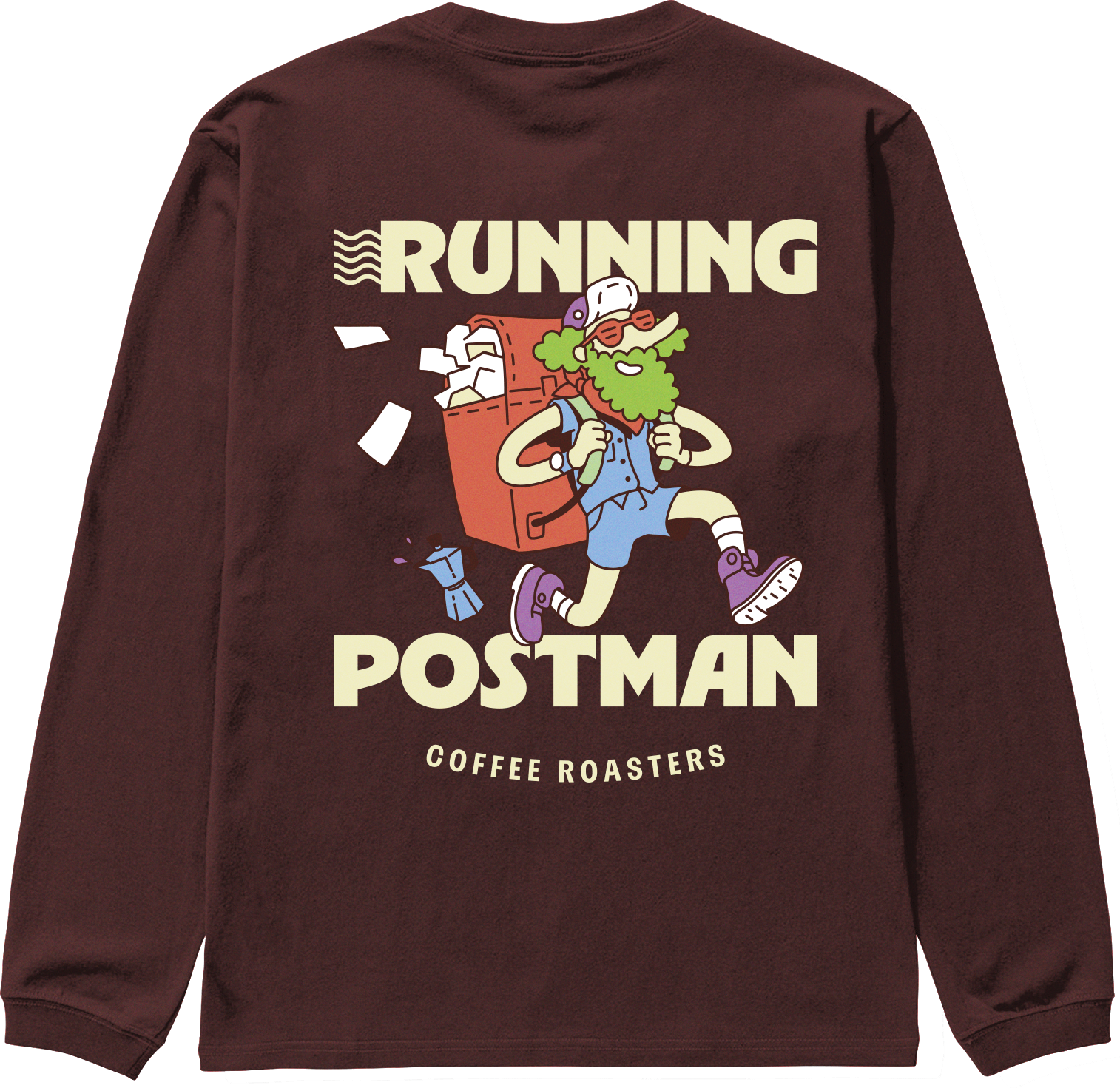 Running Postman Long Sleeve Tee